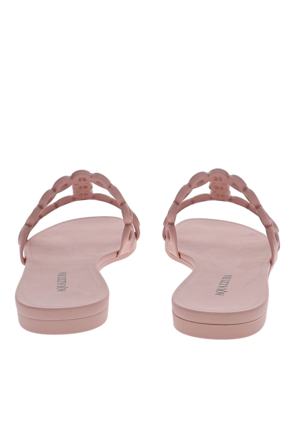Pink Infinity Chain Jelly Flat Sandal