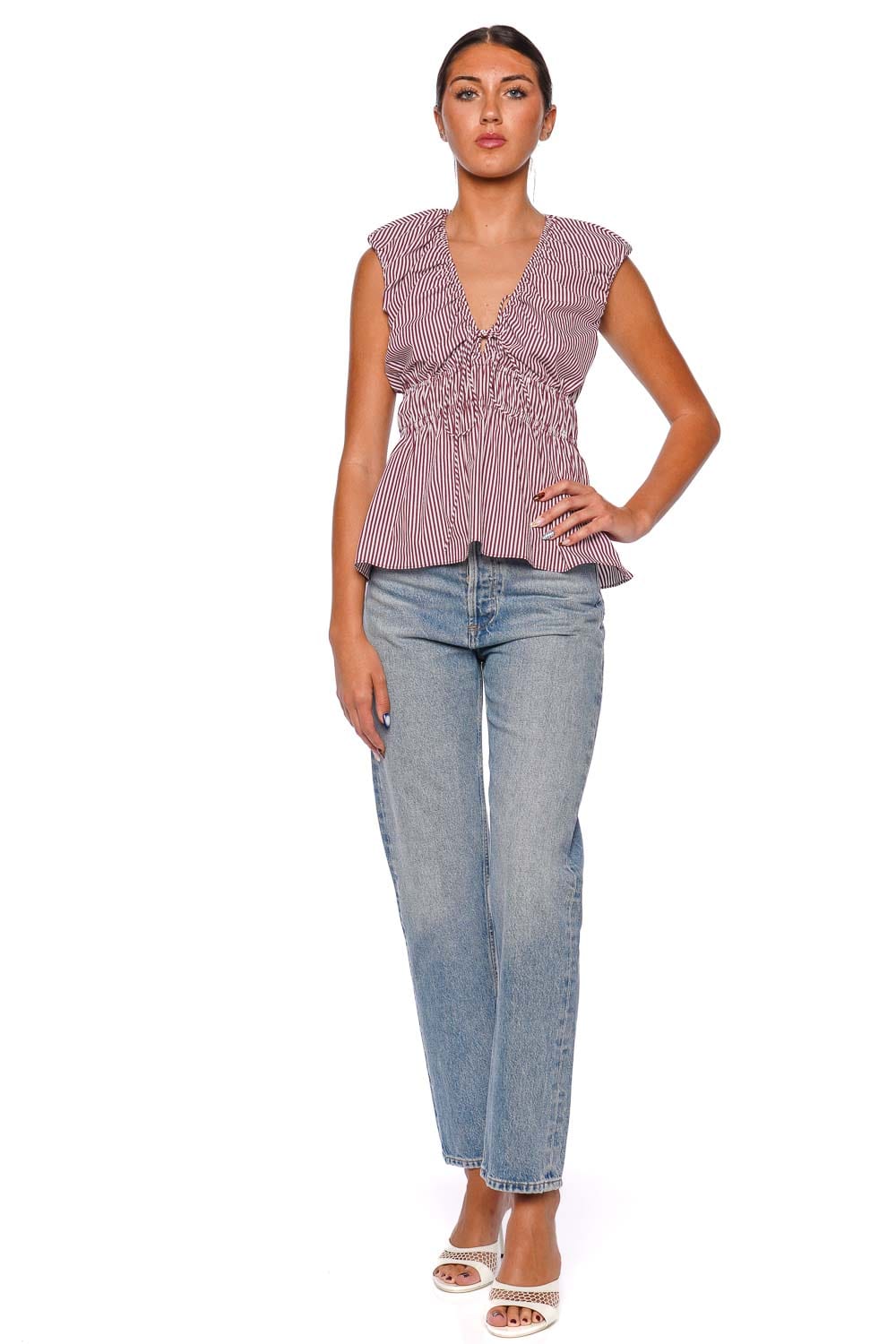 AGOLDE 90's Pinch Waist Vintage Blue Straight Jeans