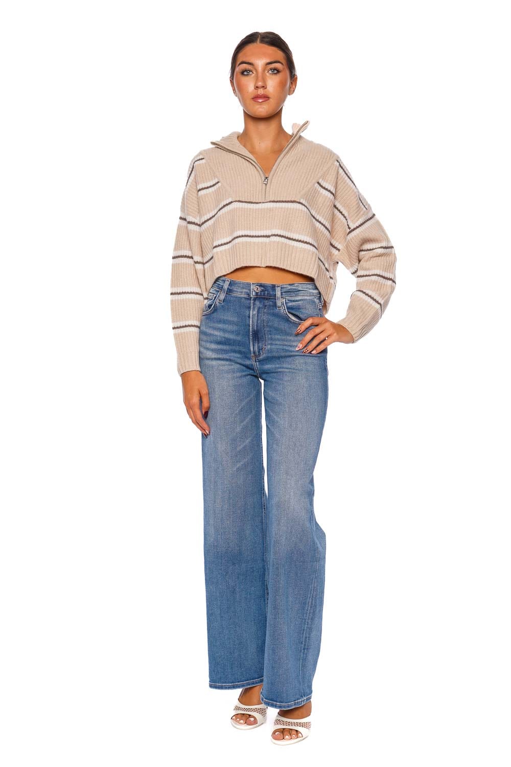 Citizens of Humanity Lyra Cooper Long Wide Leg Jeans