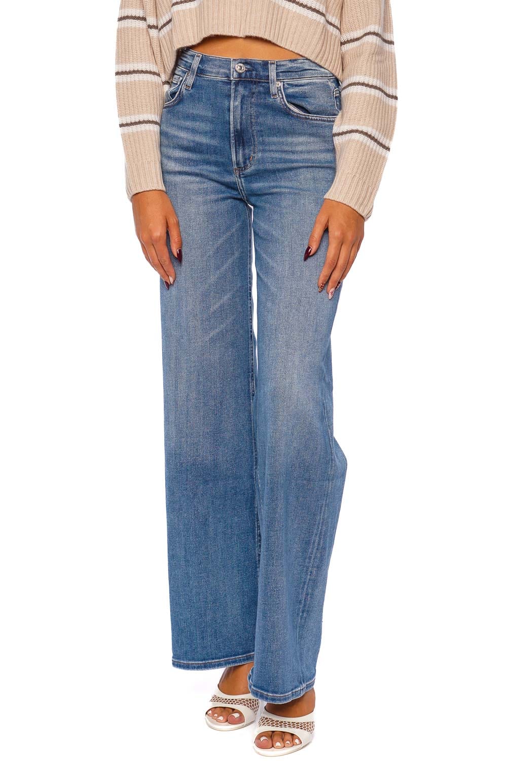 Citizens of Humanity Lyra Cooper Long Wide Leg Jeans