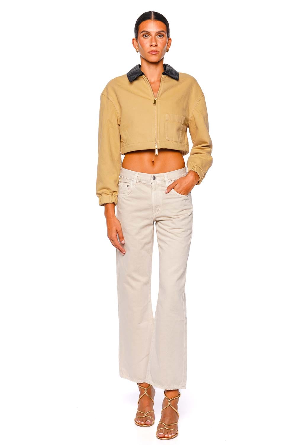 Citizens of Humanity Lindz Low Rise Straight Twill Jean