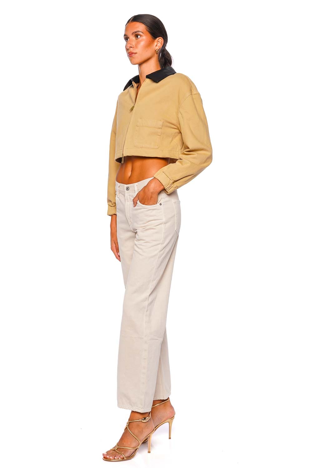 Citizens of Humanity Lindz Low Rise Straight Twill Jean
