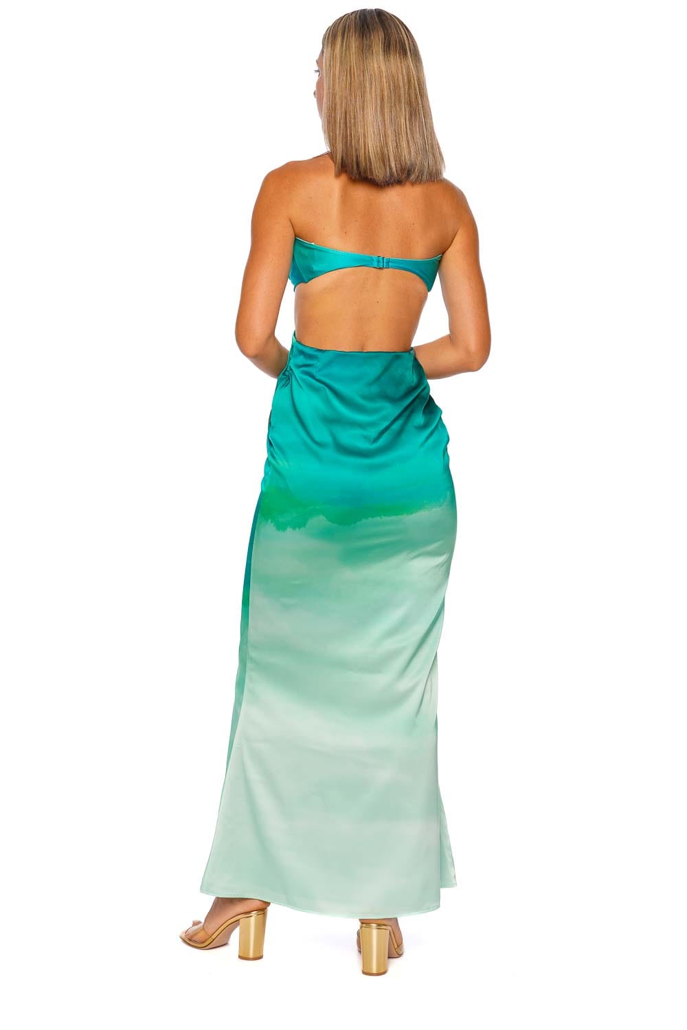 BAOBAB Riri Evergreen Strapless Maxi Dress