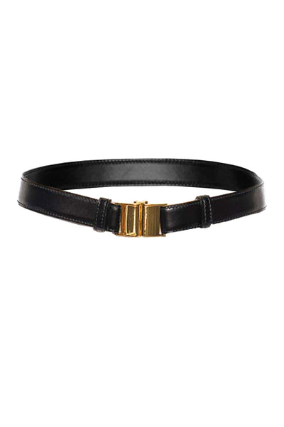 NEW DEHANCHE women\'s capet belt in black/gold Capet belt, black/gold – teaandoranges main image 3