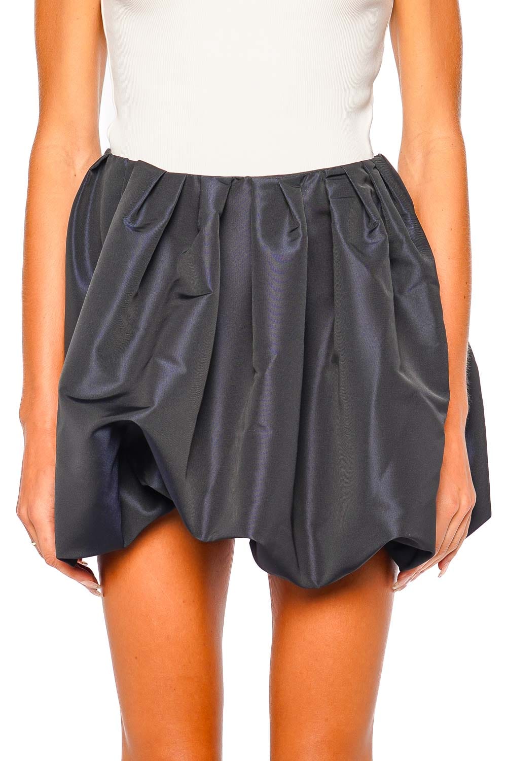 16ARLINGTON Anfi Notte Bubble Mini Skirt