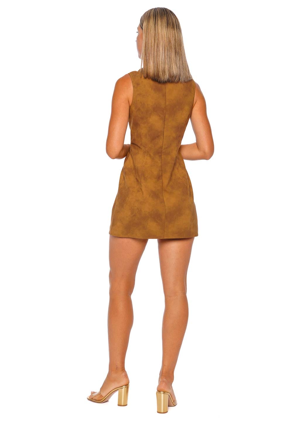 DES_PHEMMES Amber Embellished Sleeveless Mini Dress