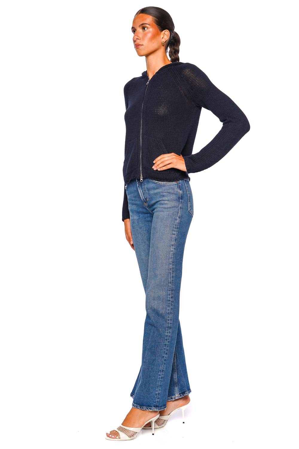 AGOLDE Classic Blue Bootcut Jeans