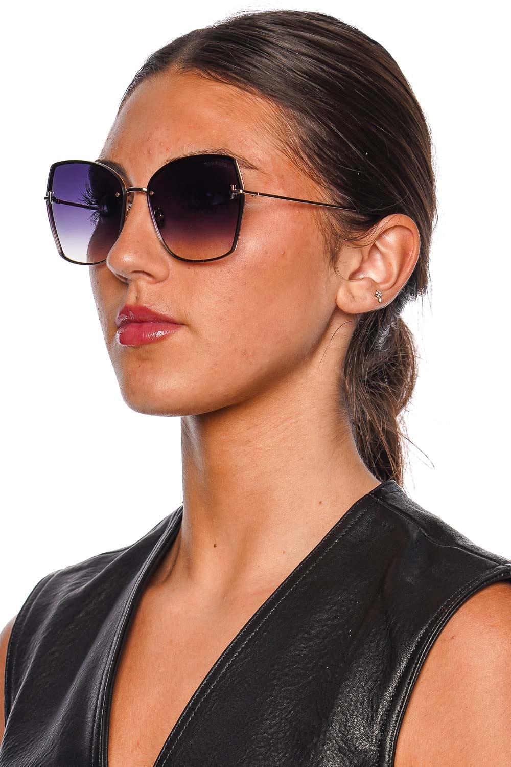 Tom Ford Eyewear Nickie Gradient Butterfly Sunglasses