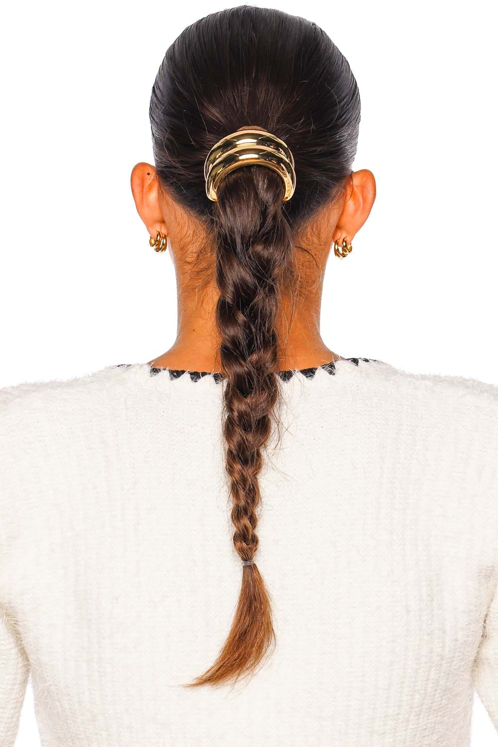 Lelet NY Glossy Gold Double Arch Pony Cuff