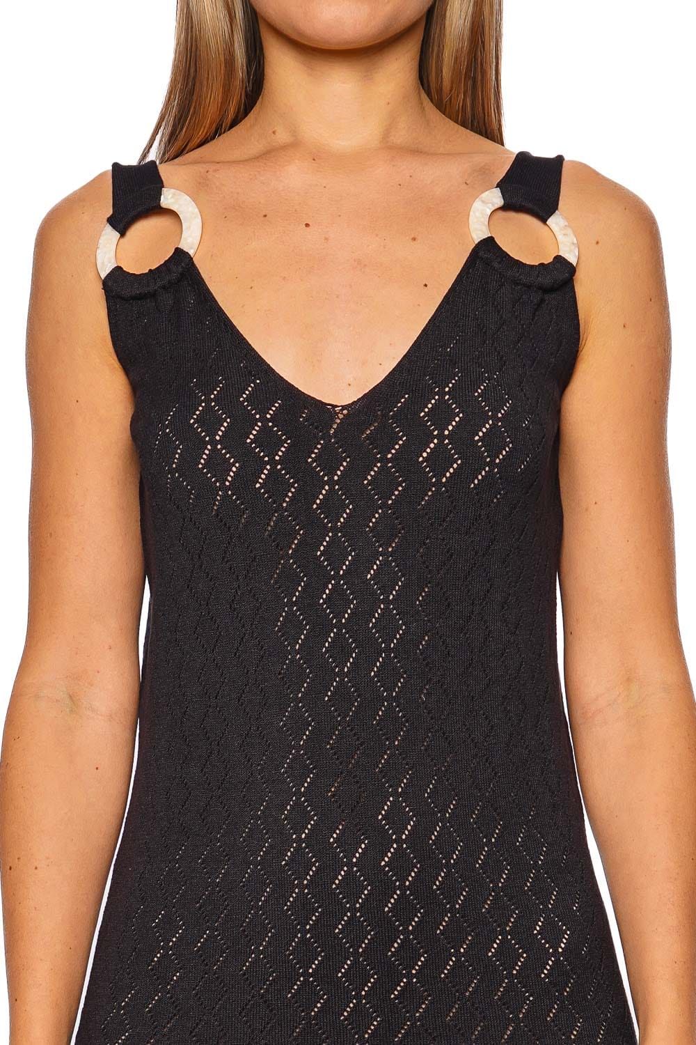 BAOBAB Tamara Black Sleeveless Maxi Dress