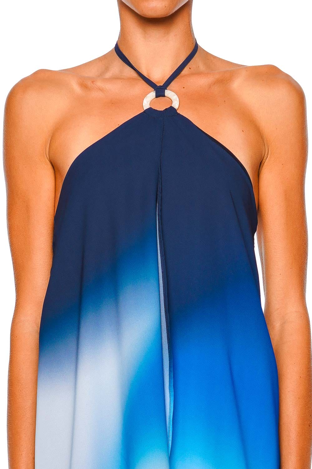 Baobab Kira Night Blue Halter Mini Dress Baobab Kira Night Blue Halter Mini Dress