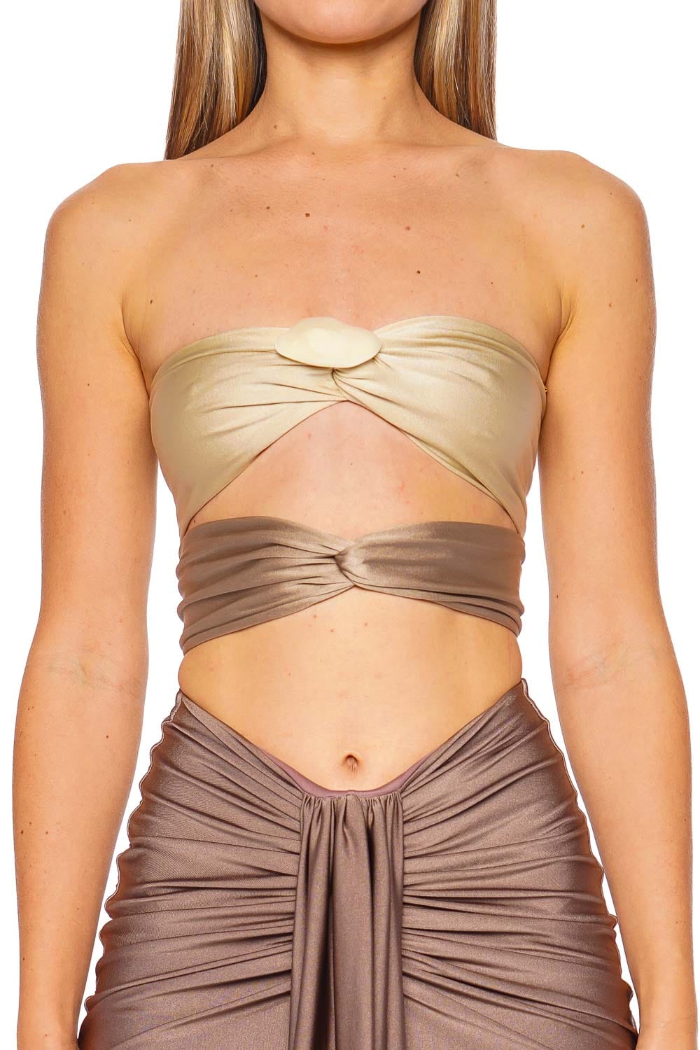 Baobab Giselle Terra Strapless Knotted Maxi Dress Baobab Giselle Terra Strapless Knotted Maxi Dress