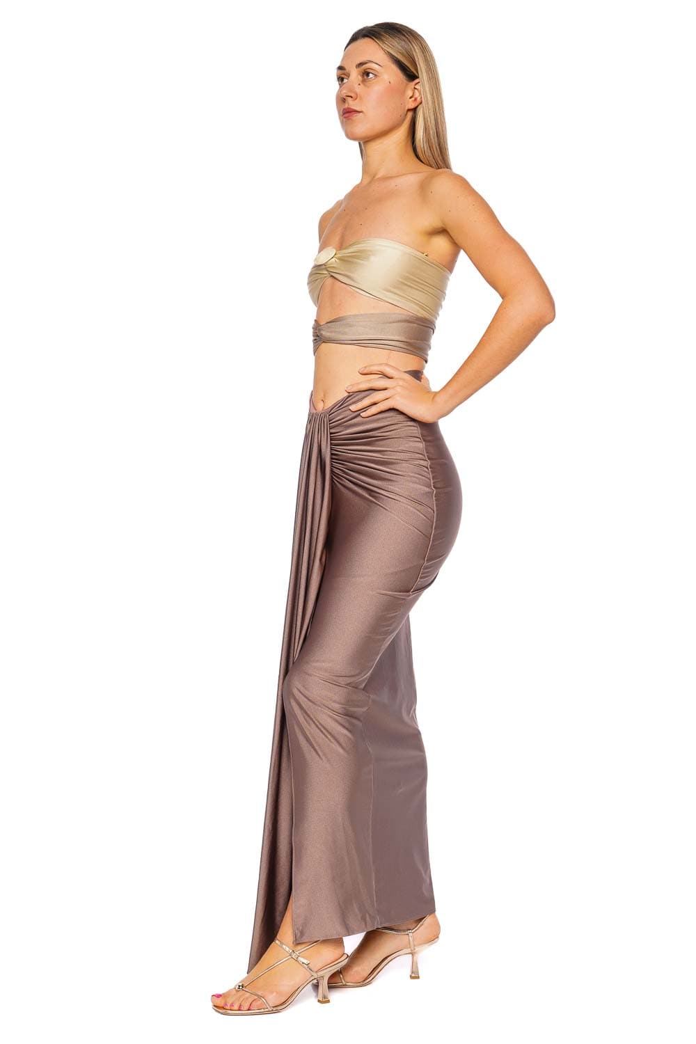 BAOBAB Giselle Terra Strapless Maxi Dress