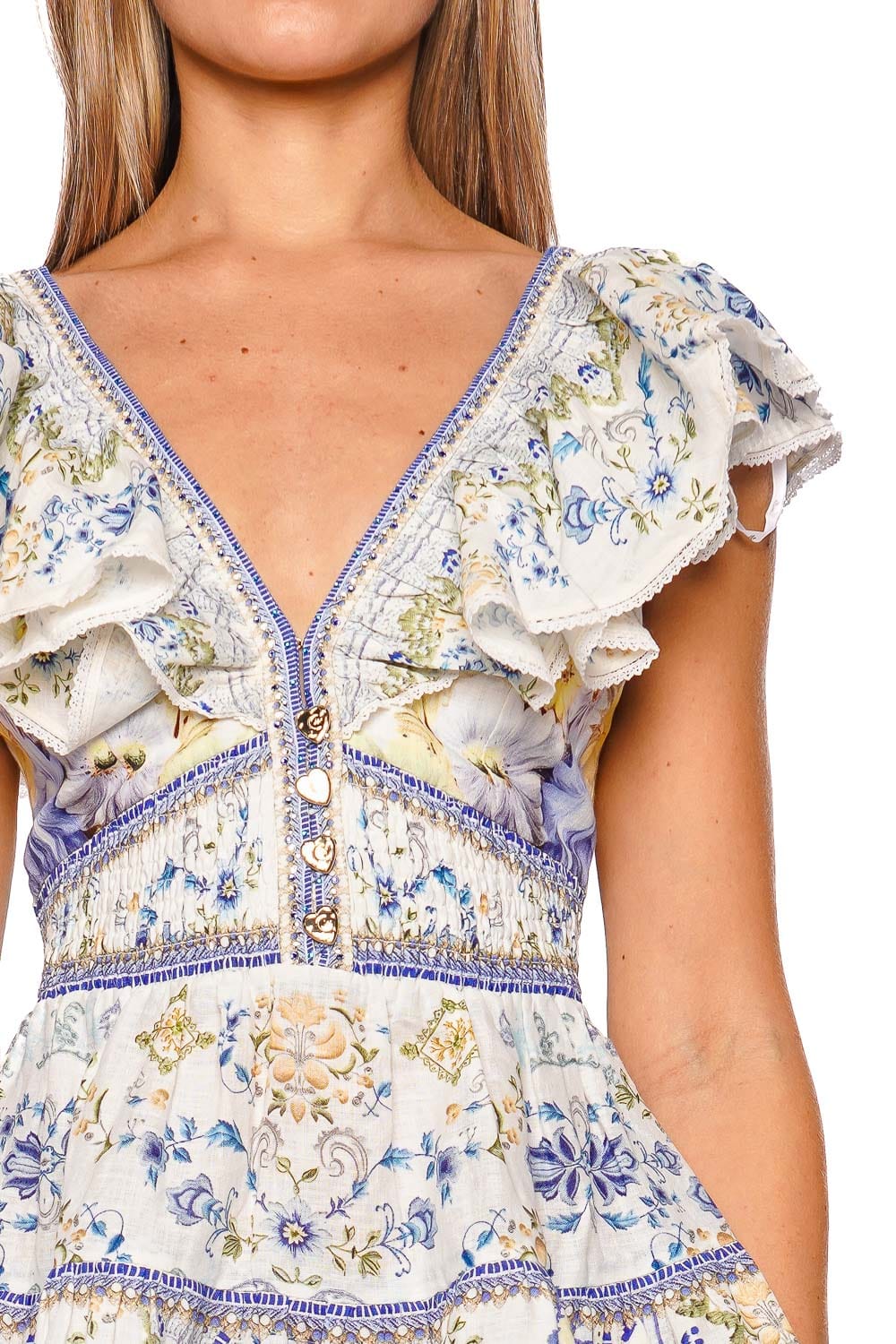 Camilla My Homespun Heart Frilled Mini Dress