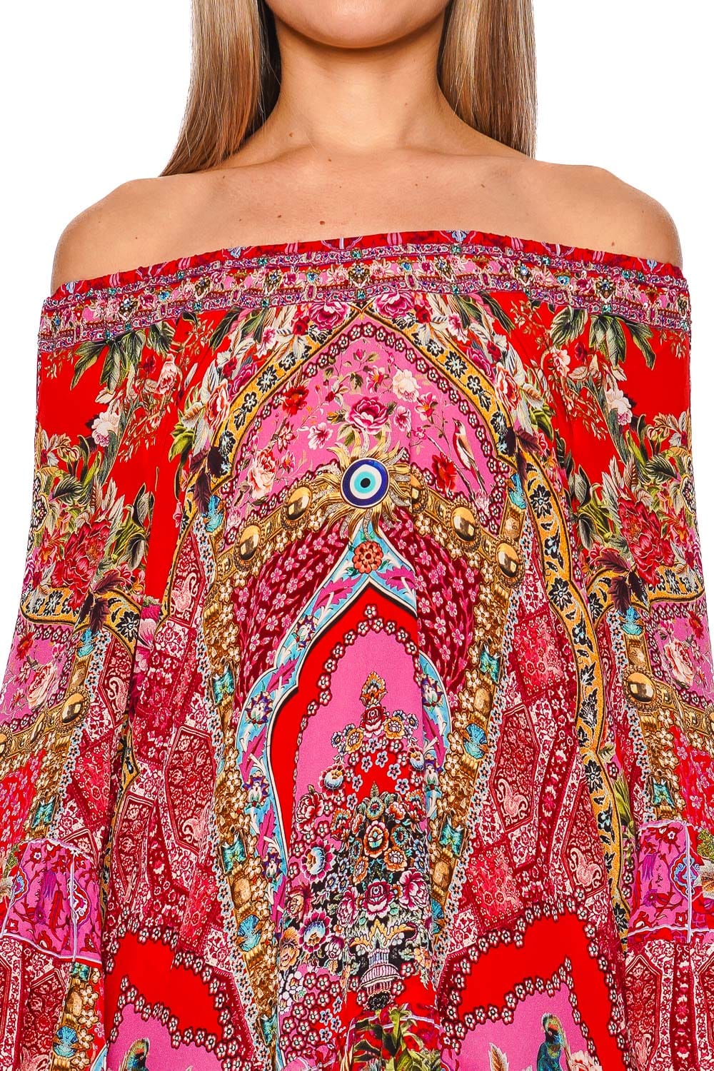 Camilla Heirloom Empire A Line Frill Mini Dress