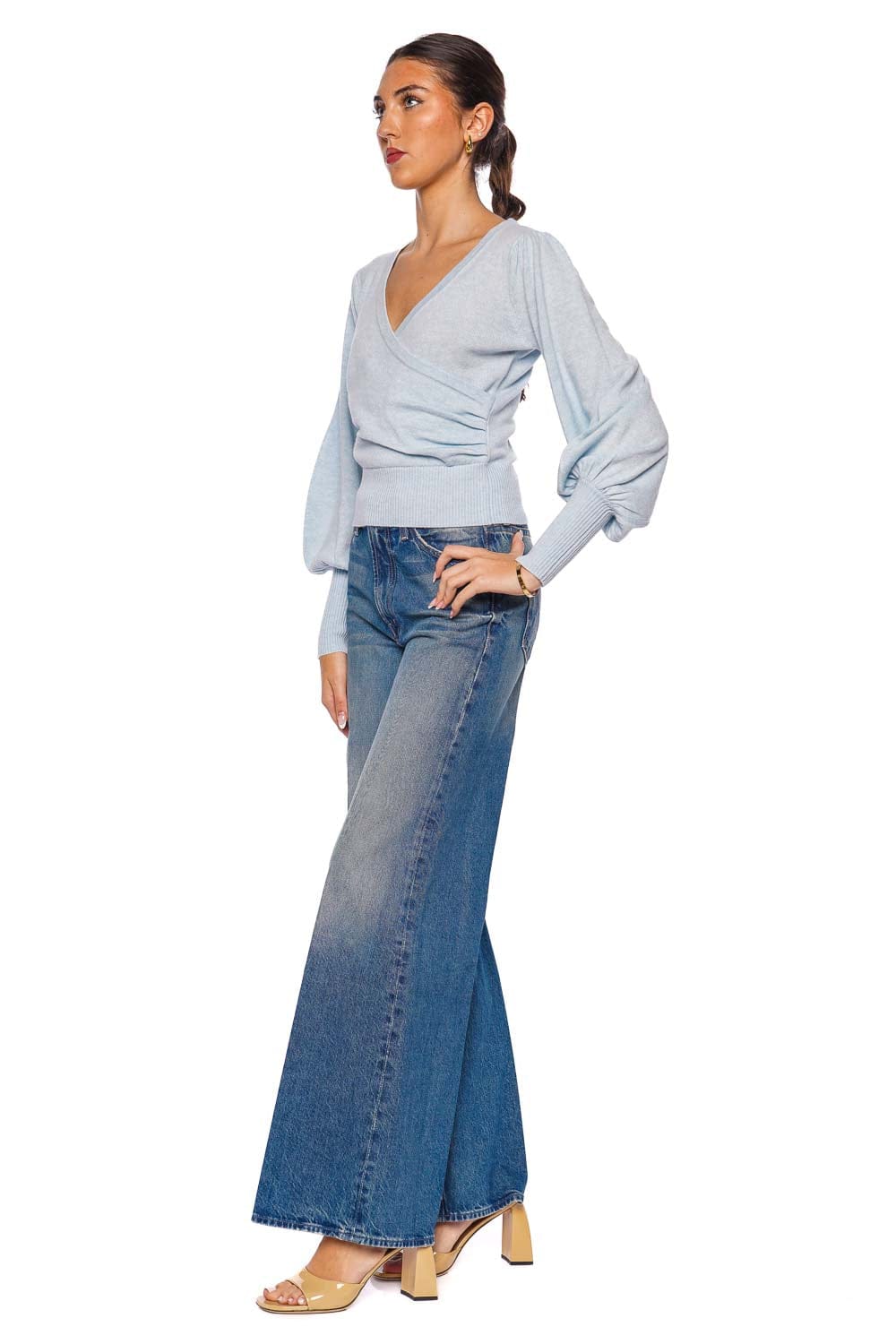 MOTHER Denim Remember When Wide-Leg Denim Jeans
