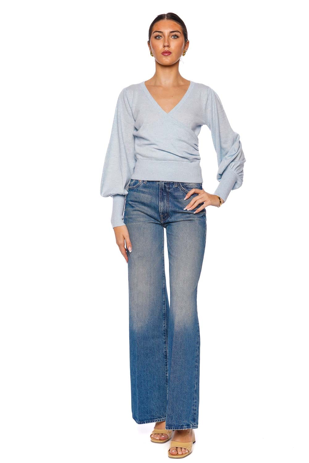 MOTHER Denim Remember When Wide-Leg Denim Jeans