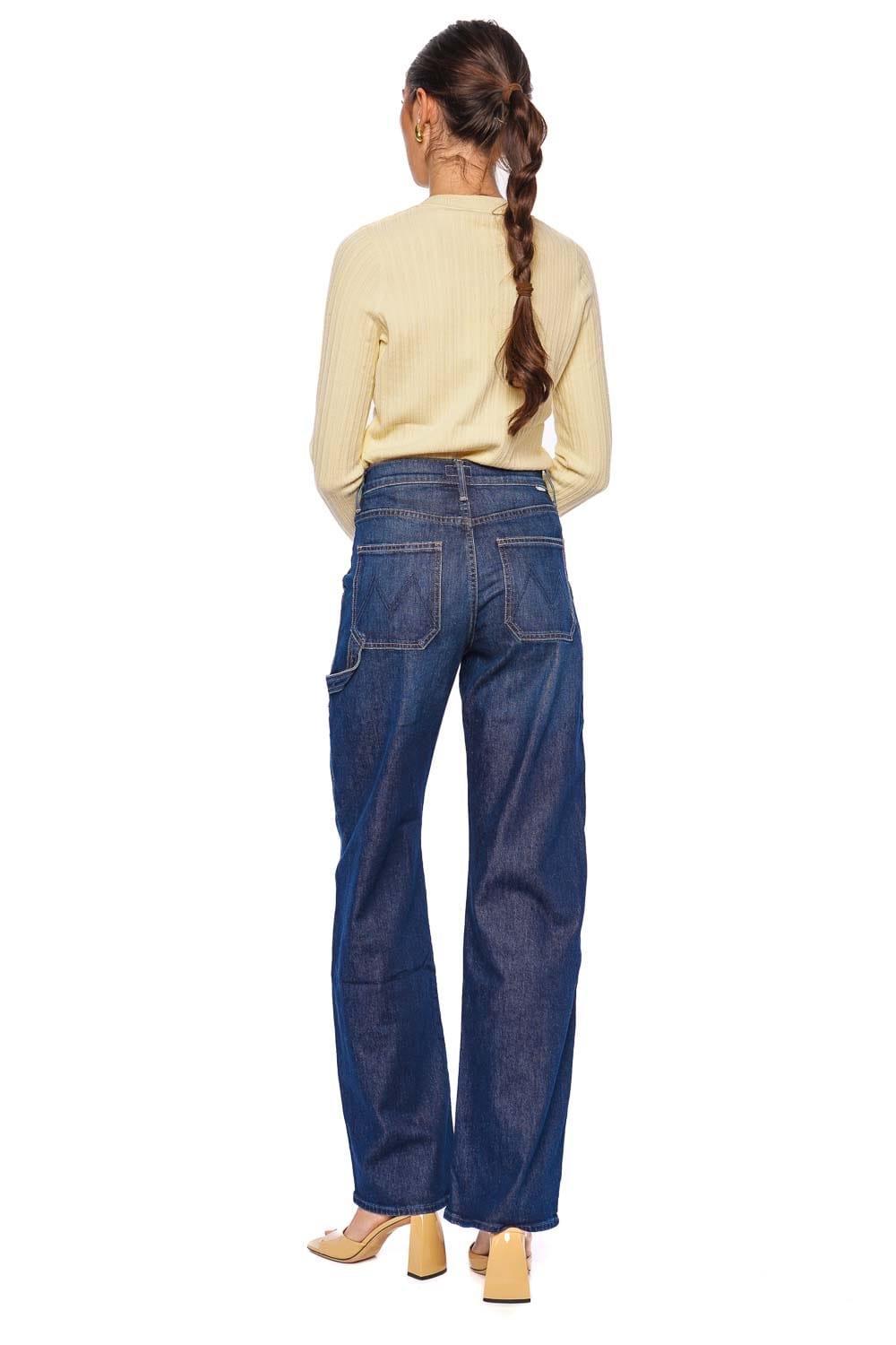 MOTHER Denim The Lasso Utility Sneak Straight Leg Jean