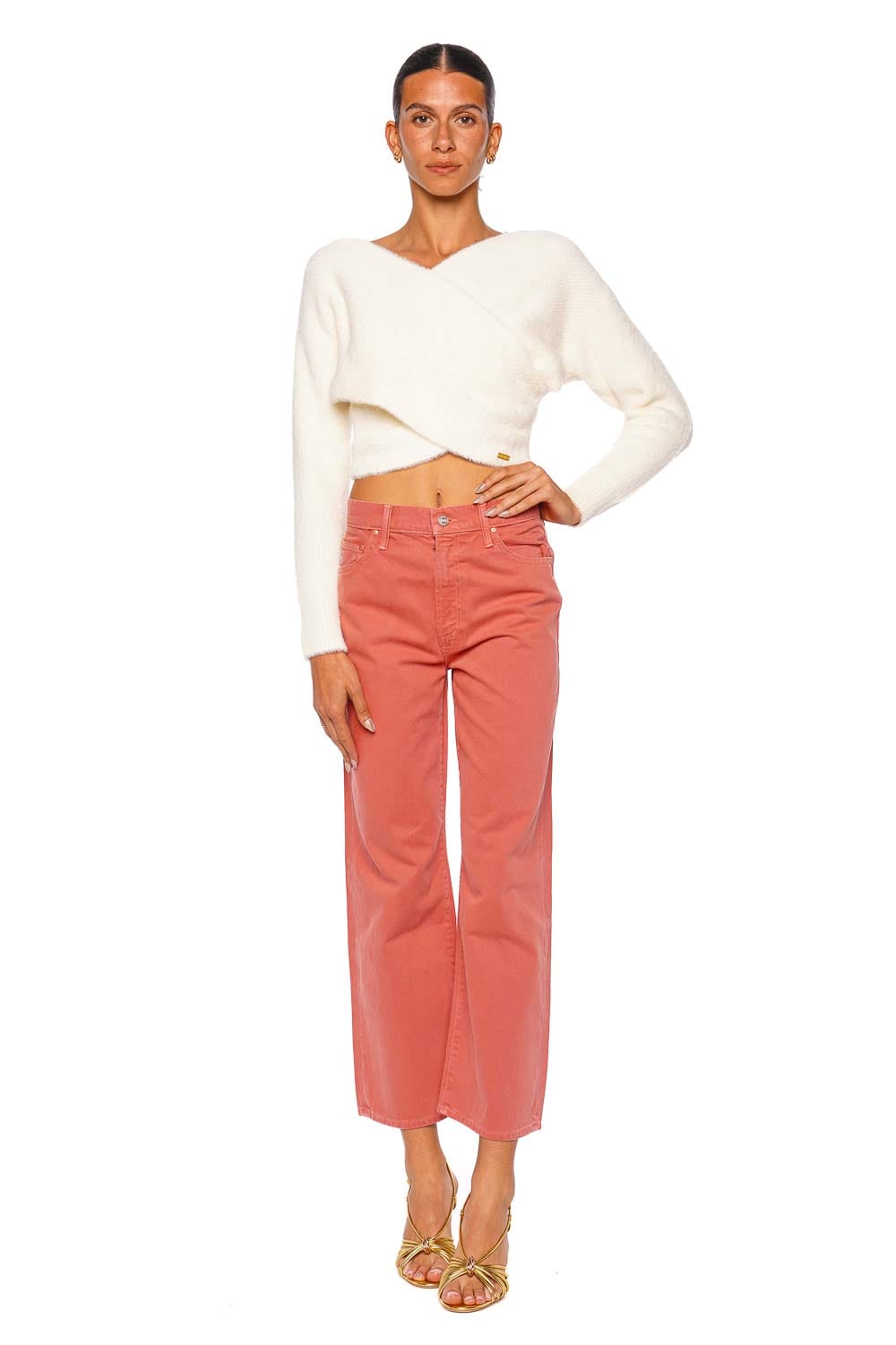 MOTHER Denim The Dodger Ankle Wide Leg Jean