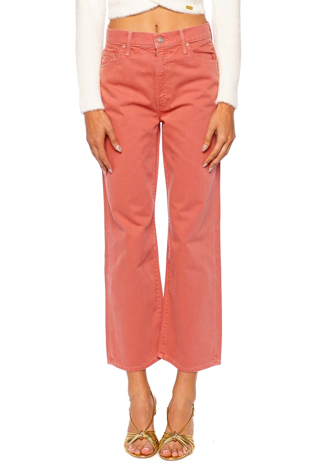 MOTHER Denim The Dodger Ankle Wide Leg Jean