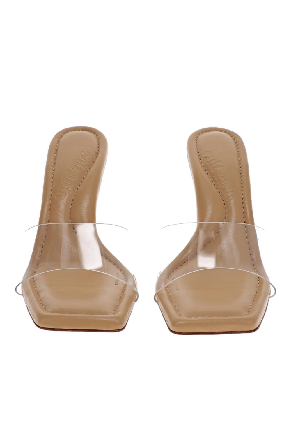 Cult Gaia Mahina Clear Bauble Heeled Sandal Multi