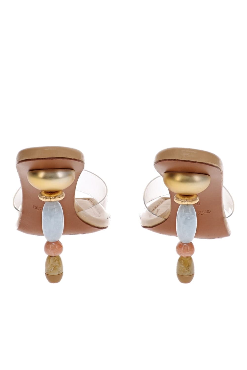 Cult Gaia Mahina Clear Bauble Heeled Sandal Multi