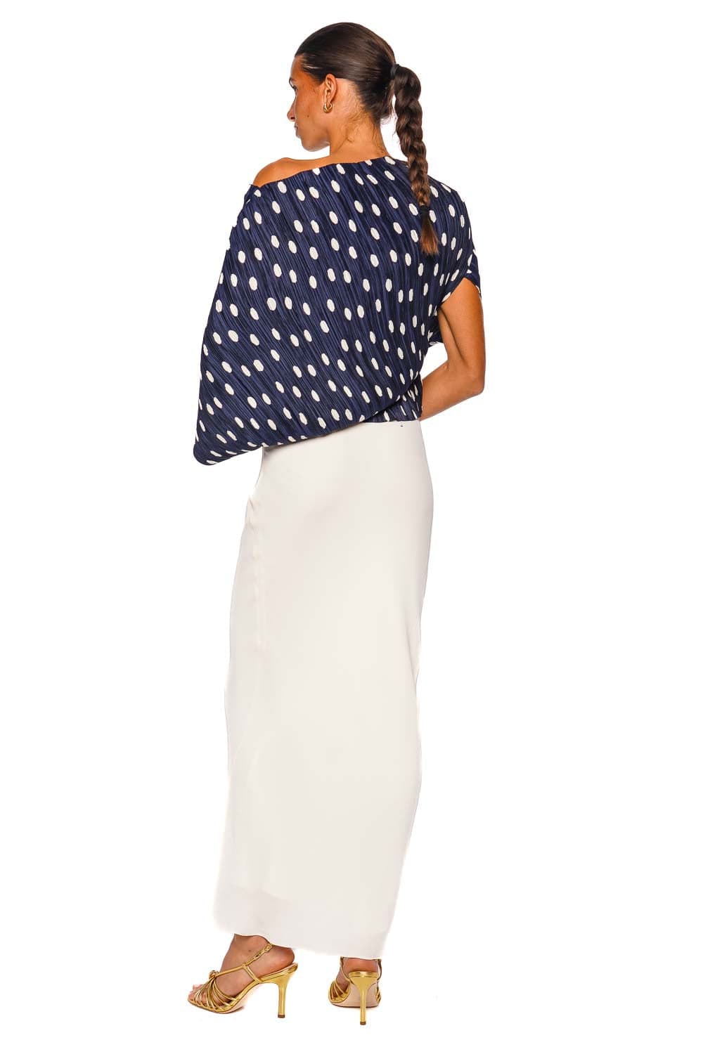 Cult Gaia Chantel Off White Maxi Skirt