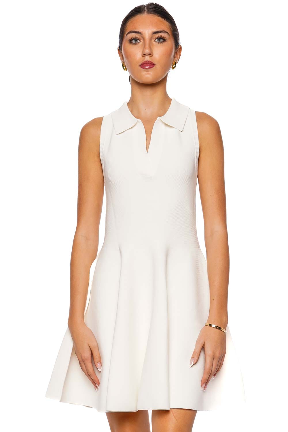 Cara Cara Braylee White Sleeveless Mini Dress