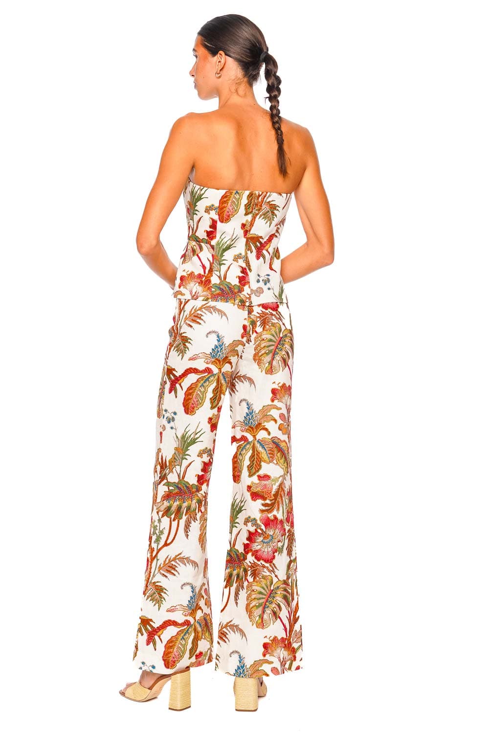 Cara Cara Mayflower Fauna Floral Ivory Pants