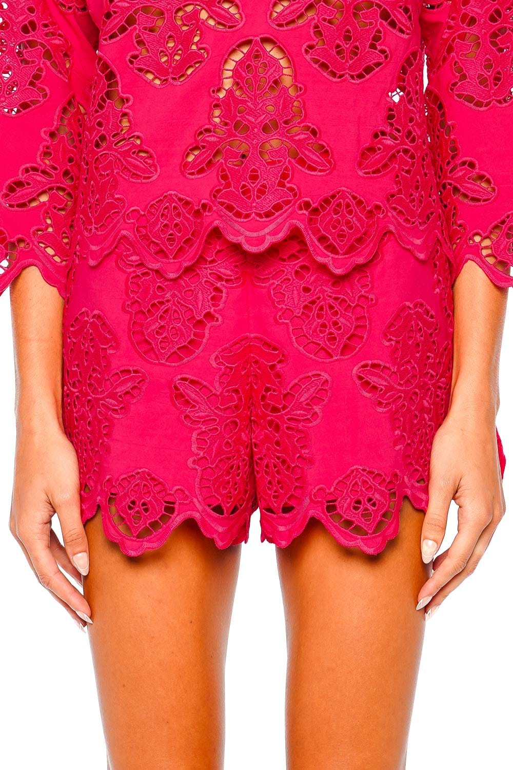 Cara Cara Trish Azalea Eyelet Shorts