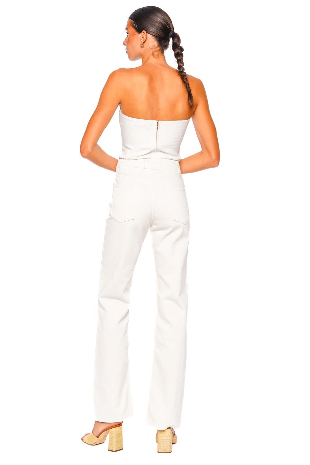 Cara Cara Ida Ivory Strapless Top