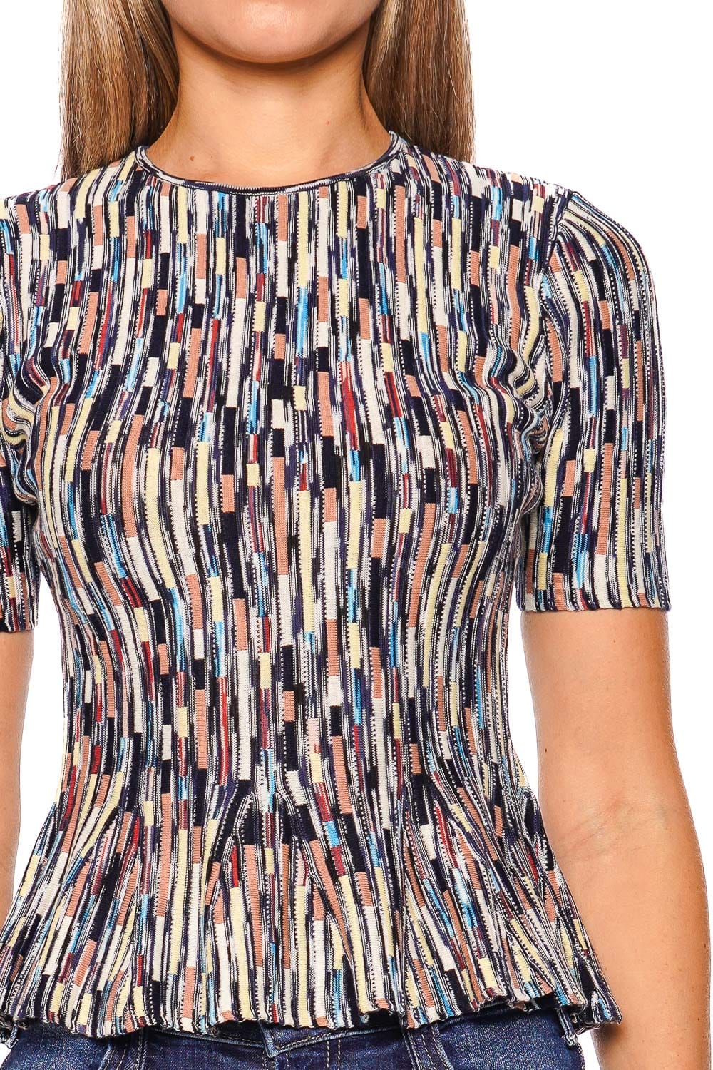 Ulla Johnson Samira Oasis Short Sleeve Knit Top