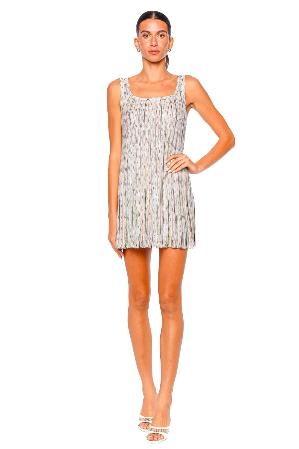 MISSONI DS26SG22 Multicolored Sleeveless Mini Dress
