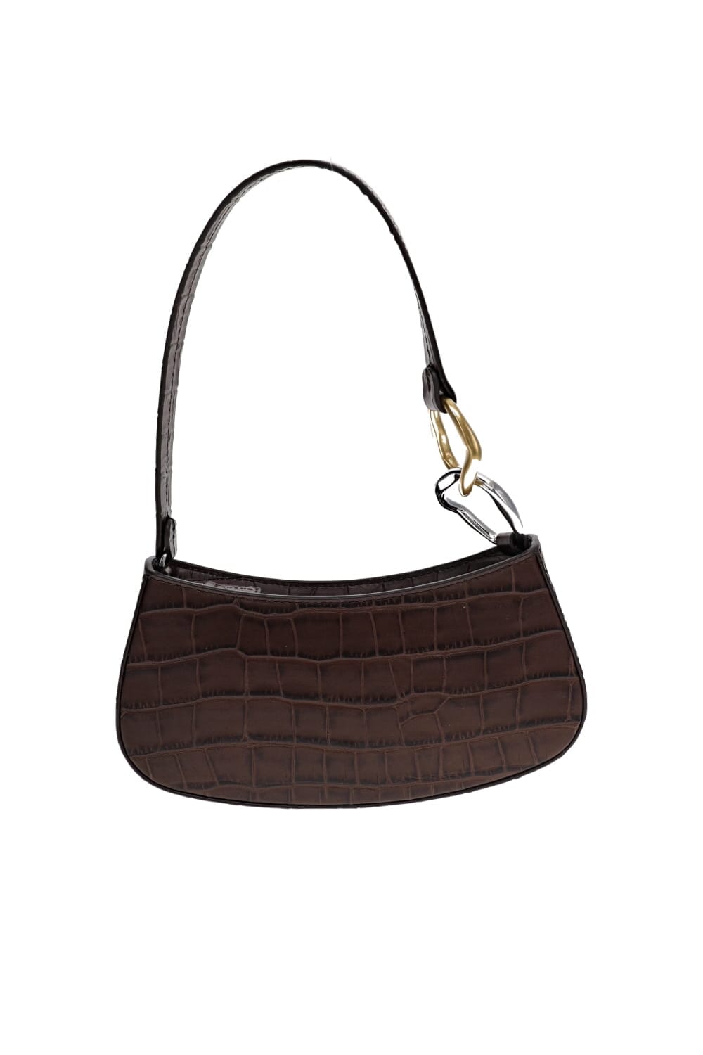 Staud Ollie Bag Espresso Croco