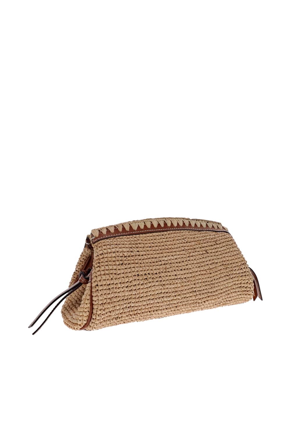 Staud Maude Natural Tan Convertible Clutch