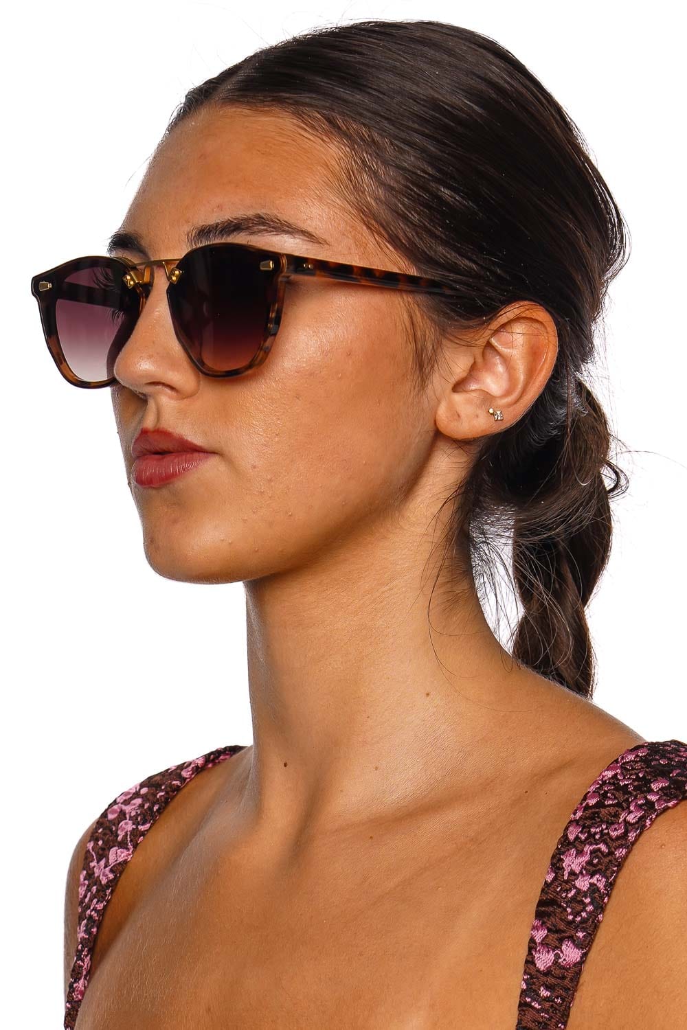 KREWE Beau Nylon Venezia 18K Gradient Sunglasses