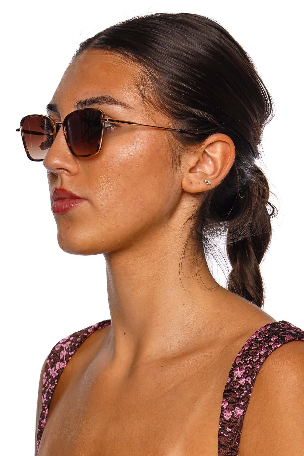 KREWE Bella Venezia 18K Cat Eye Sunglasses
