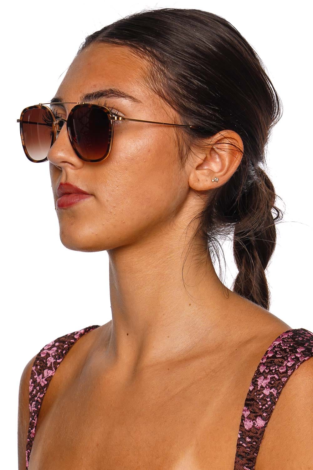 KREWE Austin Venezia 18K Gradient Sunglasses