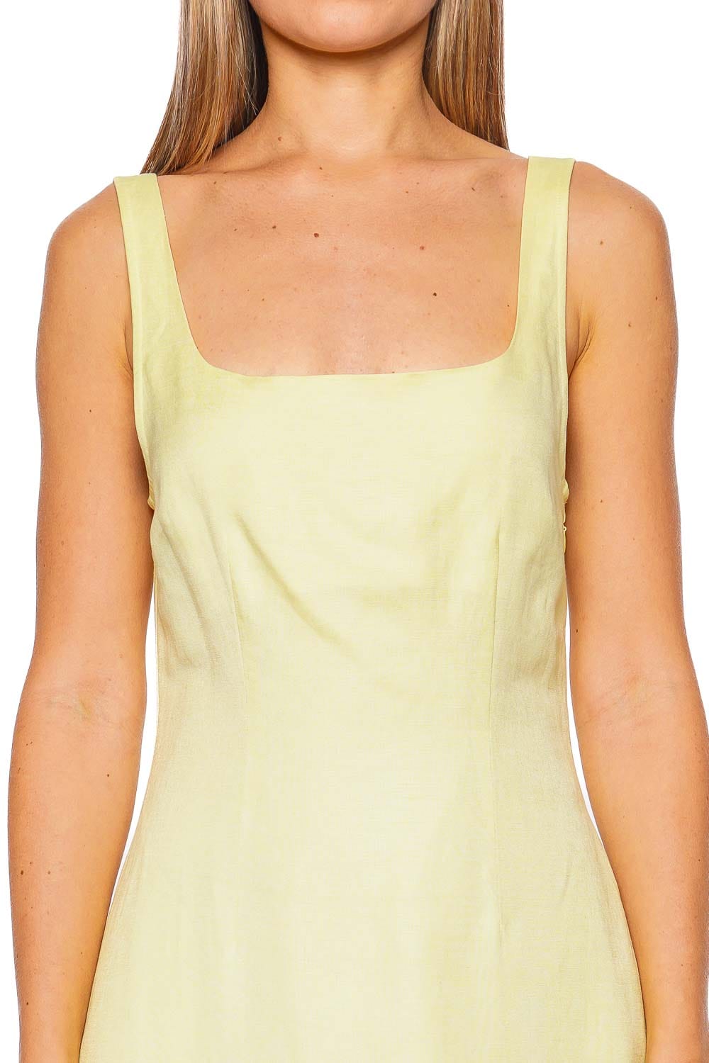 SIMKHAI Lindley Celadon Sleeveless Mini Dress