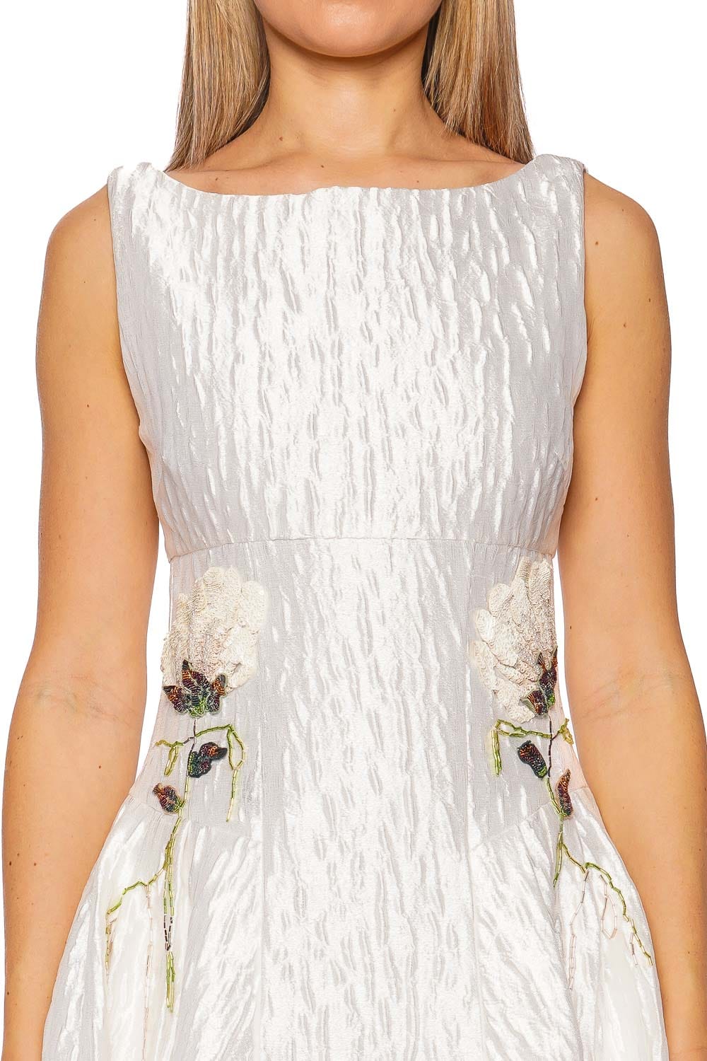 SIMKHAI Calilly White Sleeveless Mini Dress