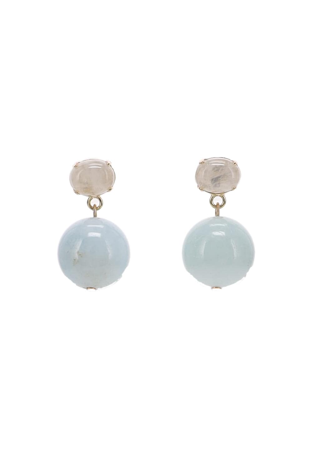 Jennifer Behr Everly Aquamarine Earrings