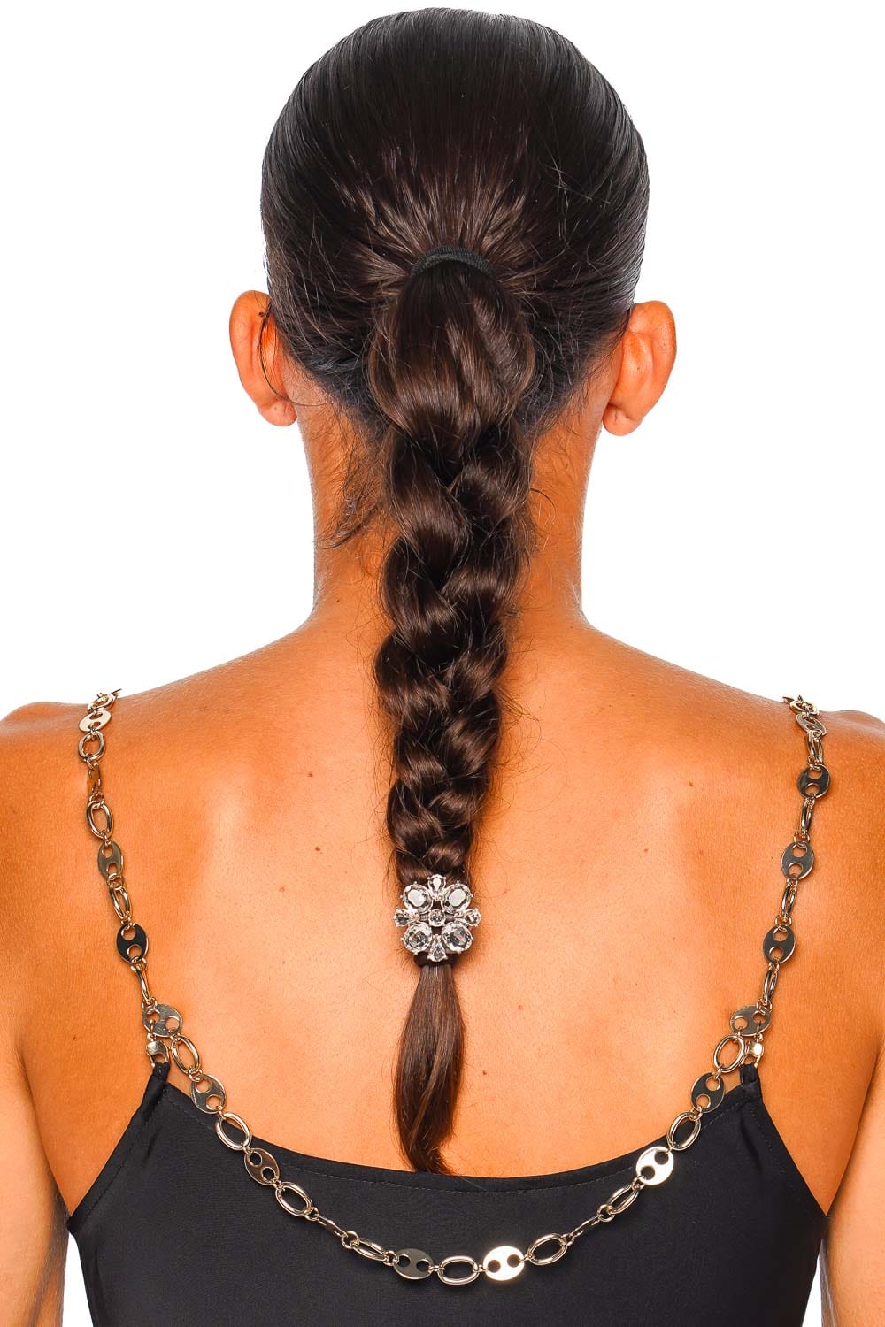 Jennifer Behr Liza Floral Crystal Embellished Ponywrap