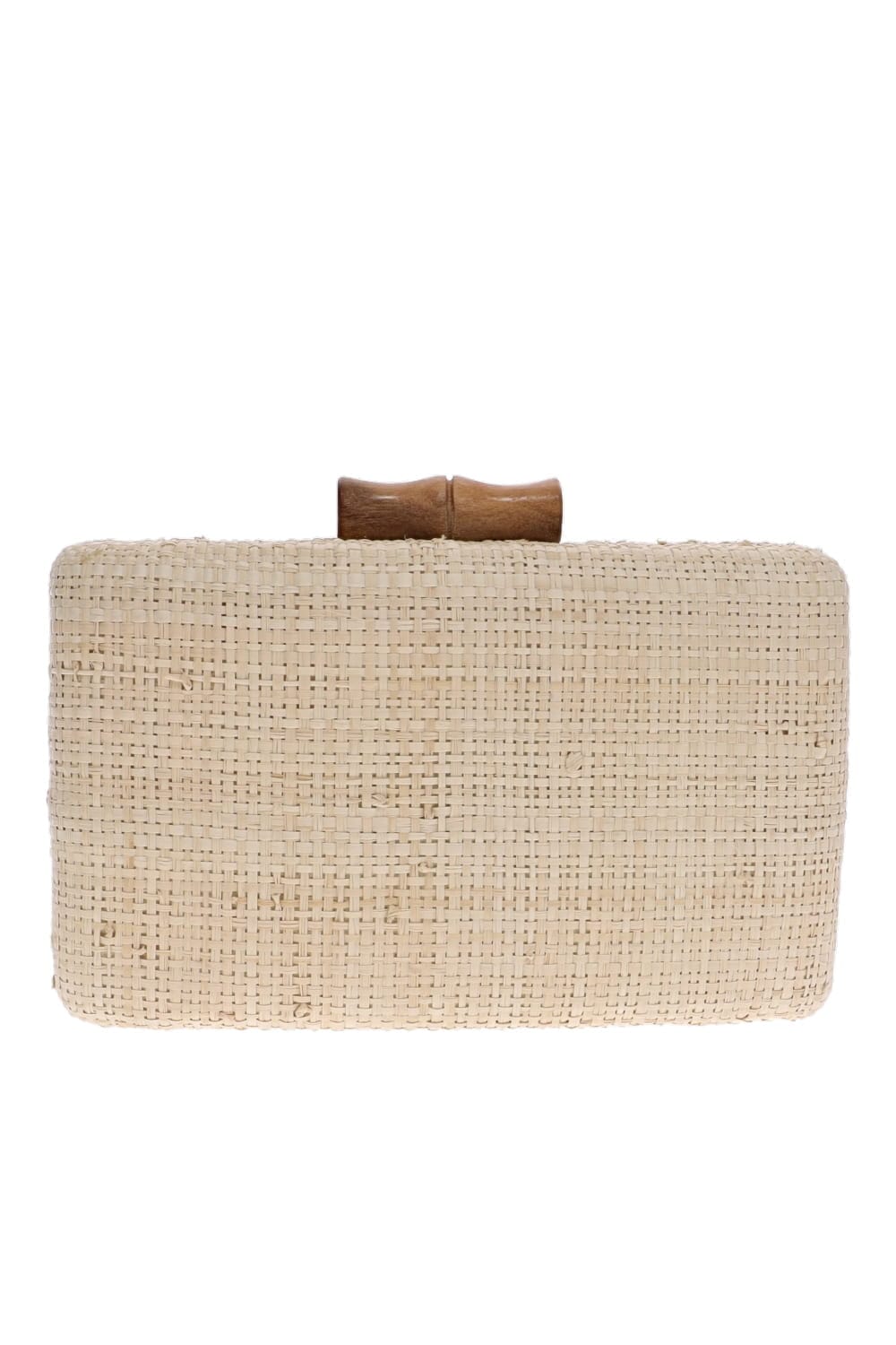 KAYU Palm Beach Multi Raffia Clutch