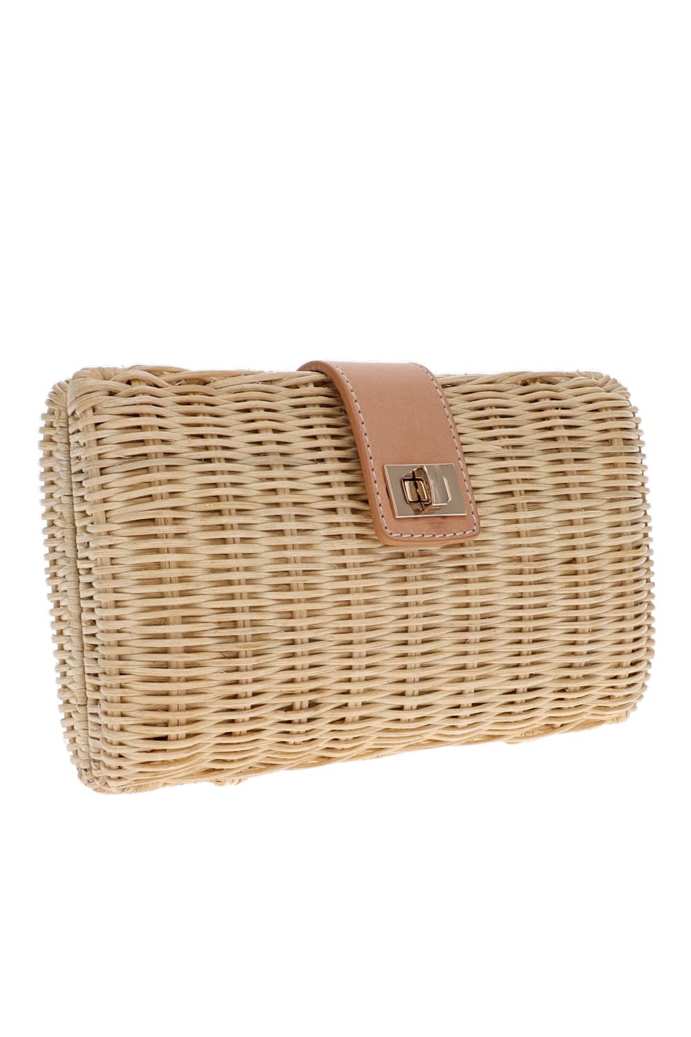KAYU Lou Natural Woven Clutch Bag