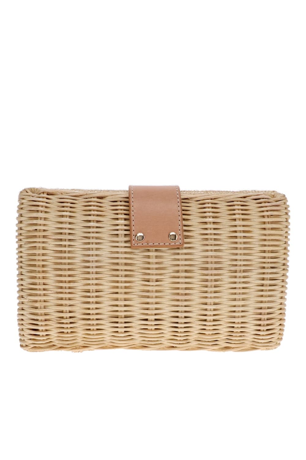 KAYU Lou Natural Woven Clutch Bag