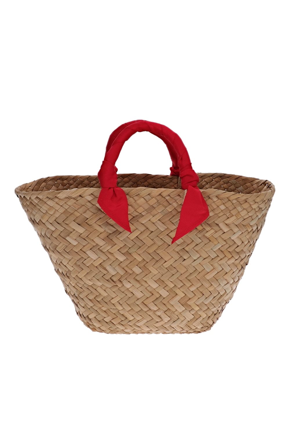 KAYU Rosie Red Handle Woven Tote