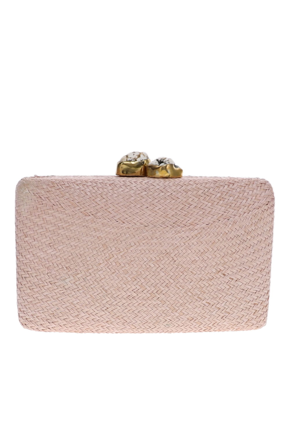 KAYU Jen Clutch Blush with White Stones Detailing