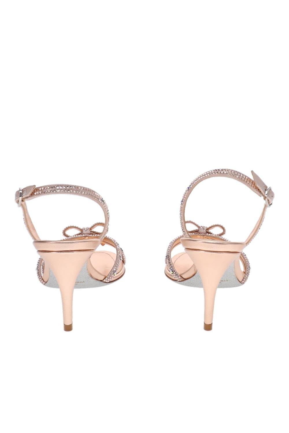 Lynette Pink Crystal Bow Slingback Sandal