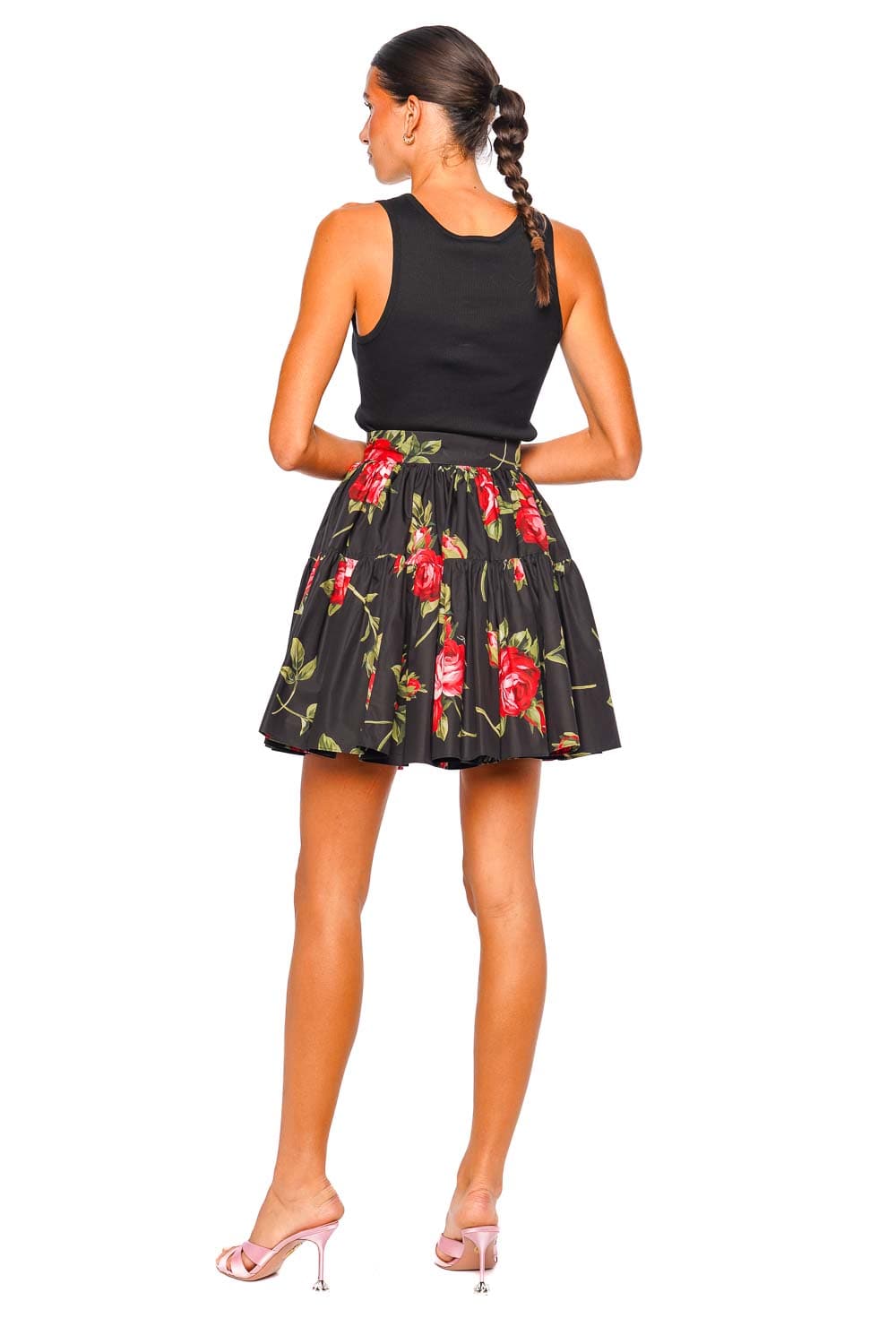 Dolce & Gabbana Logo Black Sleeveless Tank Top