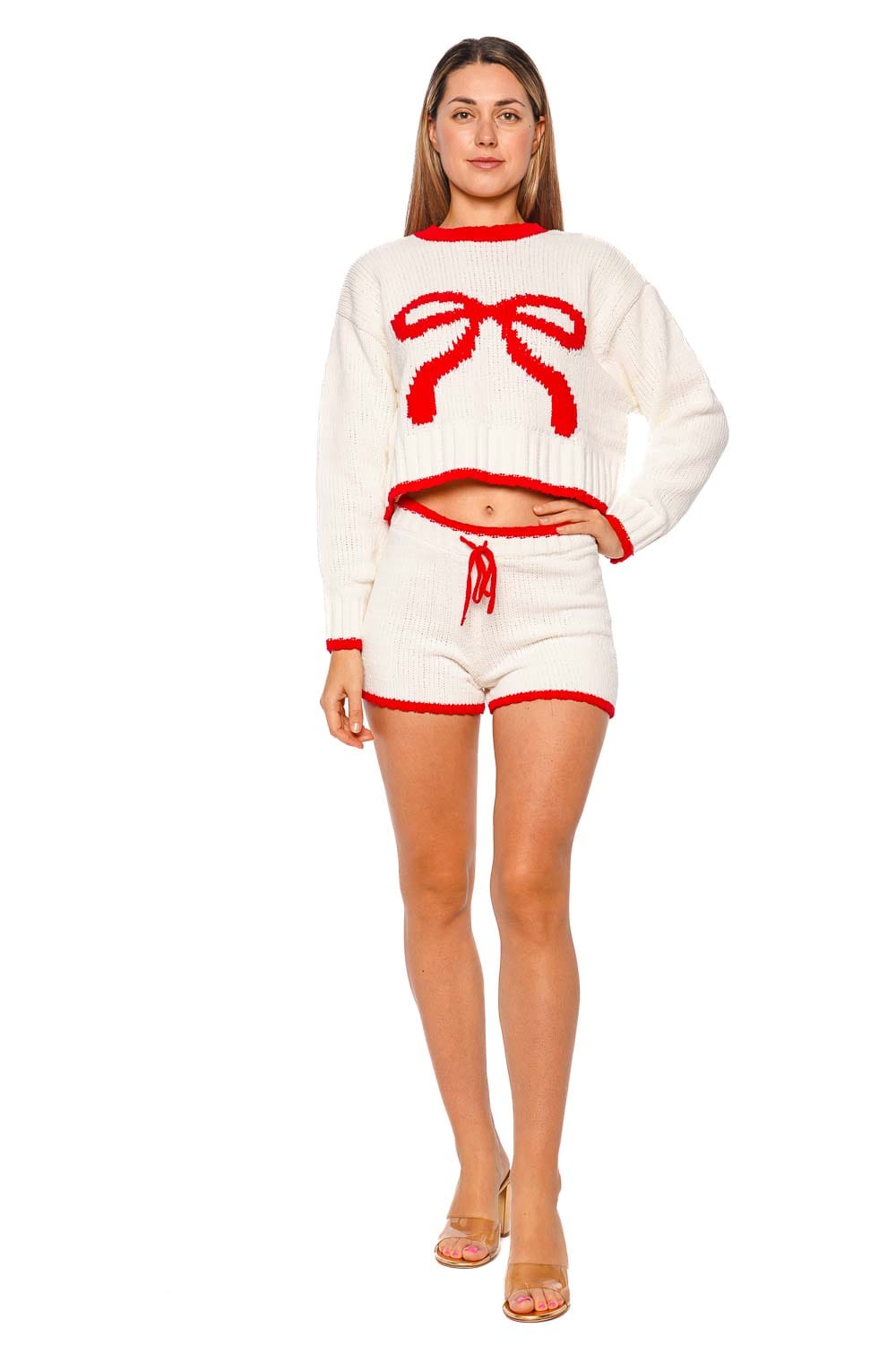 L*Space Take a Bow Cropped Knit Pullover